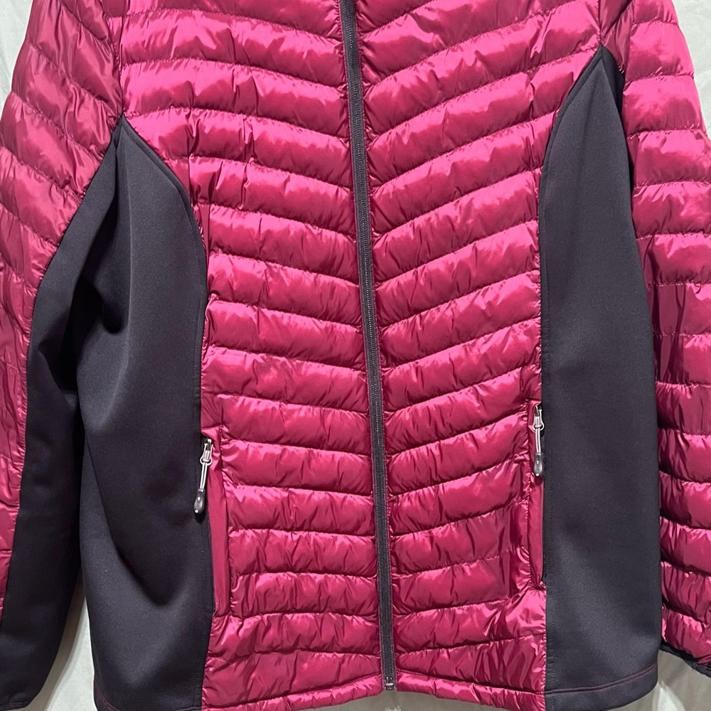 32 Degrees Women's Deep Red Puffer Jacket